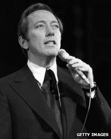 Andy Williams, pictured in 1970