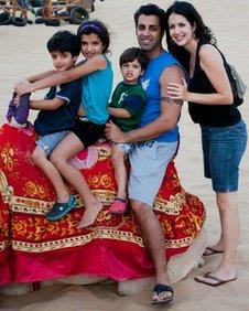 Rajiv Khatri and family
