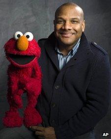 Kevin Clash with Elmo