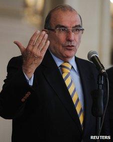 Colombian chief negotiator Humberto de la Calle
