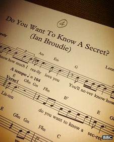 Sheet music for Do You Want To Know A Secret