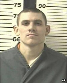 Undated photo released by the Colorado Department of Corrections shows Evan Spencer Ebel