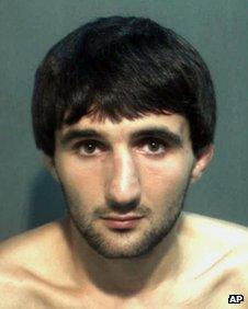 Police mugshot of Ibragim Todashev after his arrest on suspicion of assault on 4 May 2013