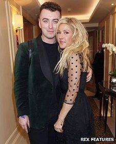 Sam Smith and Ellie Goulding