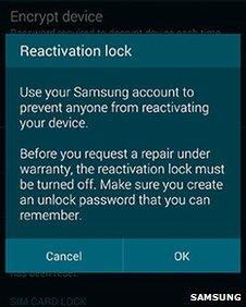 Samsung alert