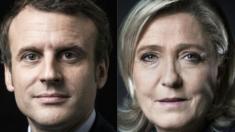 Emmanuel Macron (left) and Marine Le Pen. File photo