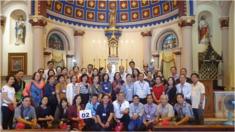 Đoàn giáo dân từ Việt Nam vừa bay sang Thái Lan để chào đón Giáo Hoàng Francis hôm 20/11/2019