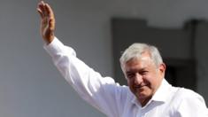 Andres Manuel Lopez Obrador, presidential candidate of the National Regeneration Movement Party (MORENA)