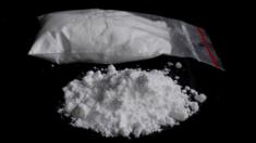 A bag of cocaine