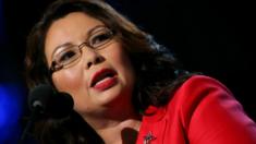 Illinois nominee for Congress Tammy Duckworth speaks in 2012 in Charlotte, North Carolina.