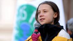 Greta Thunberg in Turin on 13 December