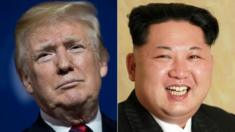 Composite image of Donald Trump and Kim Jong-un