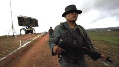 Un soldado venezolano cerca de la frontera con Brasil durante unos ejercicios conjuntos realizados en 2008.