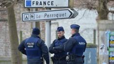Hình minh họa: Cảnh sát Bỉ ở biên giới với Pháp