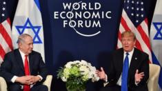 Benjamin Netanyahu (left) and Donald Trump (25/01/18)