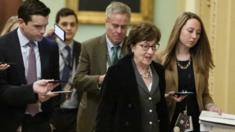Senator Susan Collins is among four wavering Republicans