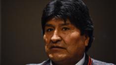 Primer plano de Evo Morales