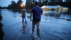 Volunteer rescuers in North Carolina after Storm Florence hit