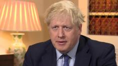 Boris Johnson speaking to the BBC