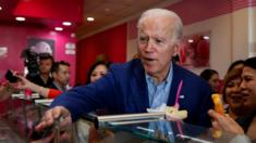 Joe Biden pays for ice-cream