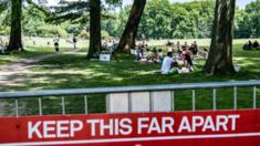 People enjoy the weather in Central Park, the day before the city starts phase two of reopening after the lockdown due to the coronavirus disease (COVID-19), in the Manhattan borough of New York City, U.S., June 21, 2020