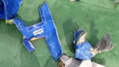 Wreckage from EgyptAir flight MS804 is shown in this handout from 21 May 2016