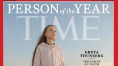 La portada de Time que declara a Greta Thunberg persona del año