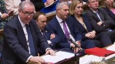 Geoffrey Cox speaking in the Commons