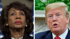 Maxine Waters and Donald Trump
