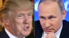 Composite picture of Donald Trump and Vladimir Putin