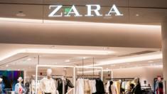 Spanish fast fashion retailer Zara store and logo seen in Shanghai.