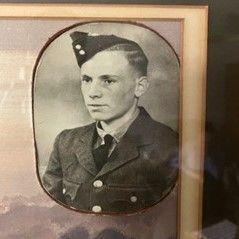 An old photo of Richard Skepper in the RAF