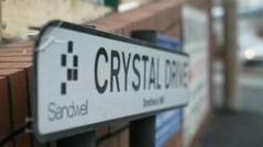 Photograph of Crystal Drive road sign