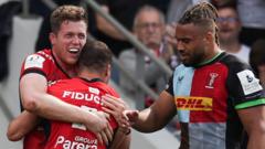 Toulouse battle past Quins to reach Champions Cup final