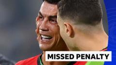 Ronaldo in tears after extra-time penalty saved