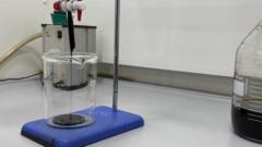 Biocrudo en un laboratorio