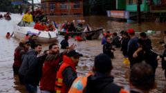 'Seluruh kota harus pindah lokasi' - Ratusan orang meninggal akibat banjir di Brasil,160.000 orang mengungsi