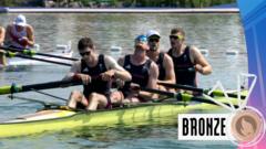 Great Britain's men's four win bronze