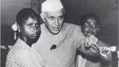 nehru and Budhini Manjhiyain