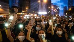Pengunjuk rasa di Hong Kong