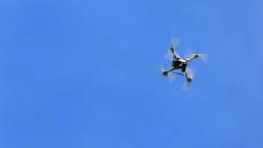 Man on bike with machete spotted by police drone