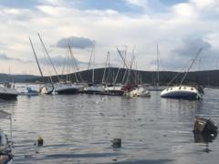 2020 yılında yaşanan deprem sonrası tsunaminin etkilediği Seferihisar ilçesinin Sığacık mahallesi