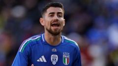 Jorginho & Vicario in Italy’s provisional Euros squad