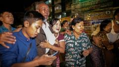 緬甸釋放政治犯