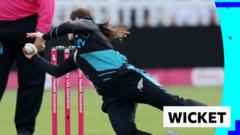 ‘An absolute stunner!’ – Sciver-Brunt caught and bowled by Jonas