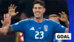 Pellegrini finds Bastoni to equalize for Italy