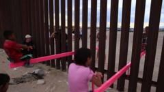 Гойдалка на кордоні між Мексикою та США