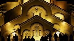 In pictures: Orthodox Christians celebrate Christmas - BBC News