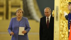 Merkel und Putin.