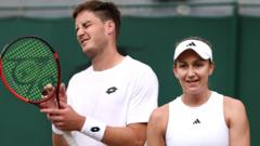 Football rivalry no barrier to mixed doubles pair